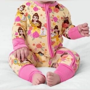 Little sleepies Disney princess Belle zippie 18-24 months